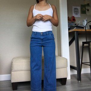 Wide leg jeans
